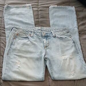 American Eagle Outfitters Light Blue Boyfriend Jeans